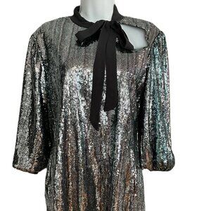 C'N'C Costume National Sequin Dress Size IT 42
